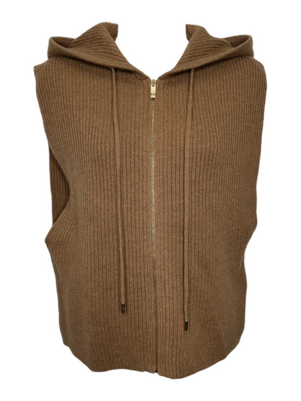 Max Mara Studio Wool and Cashmere Hooded Vest